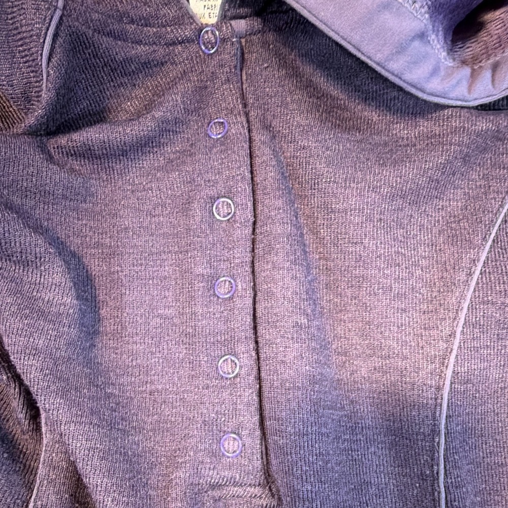 prAna Purple Pullover Hoodie Woman's S Thumb Hole Hiking Outdoor Granola Winter - Picture 8 of 15